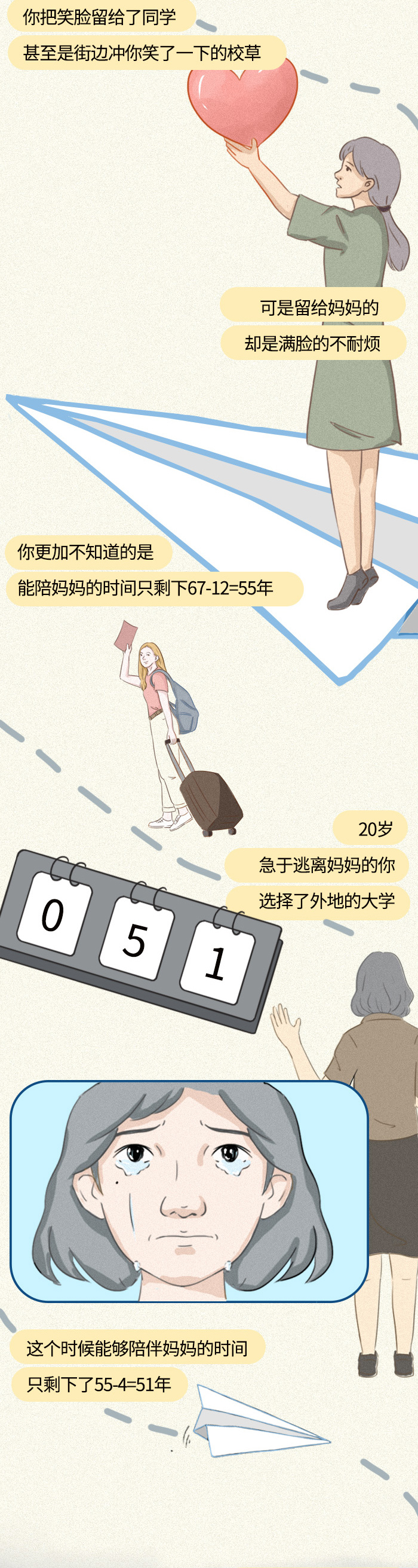 嗑儿母亲节|我用一生跟你告别,你却在用一生跟我说路上小心