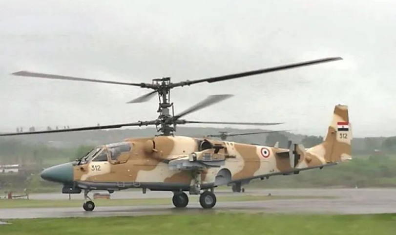 埃及装备的卡-52“短吻鳄”武装直升机