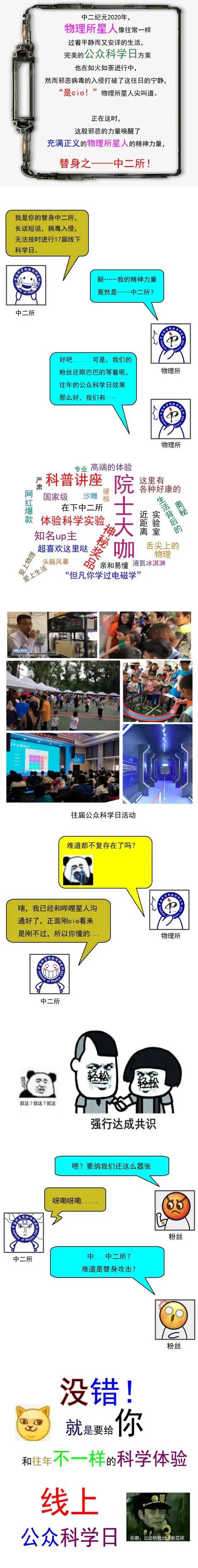 对不起,今年中科院物理所的公众科学日不办了……吗?
