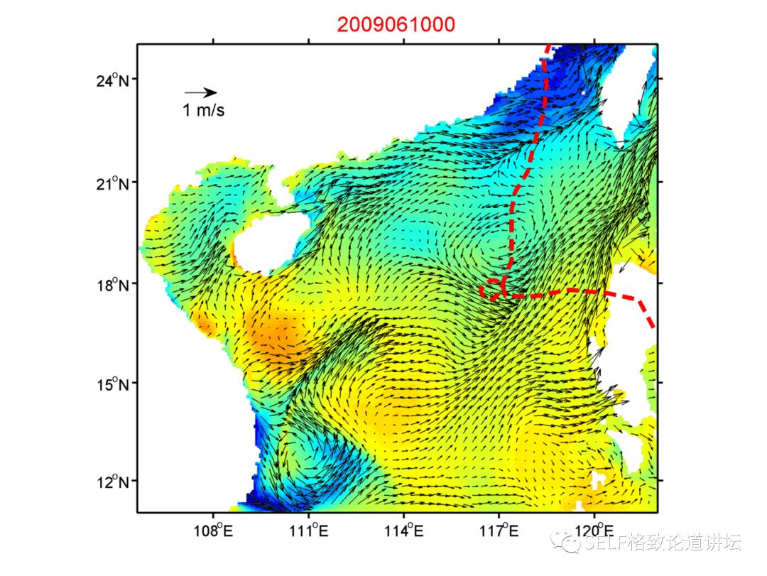 模型南海海流变化连续图