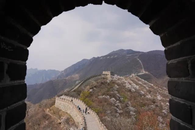 长城女游客长城上叫闪送，还真有人接单！接下来这幕暖化了