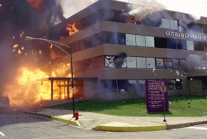 蝙蝠侠|蝙蝠侠出现在美国抗议现场，有哥谭市内味了