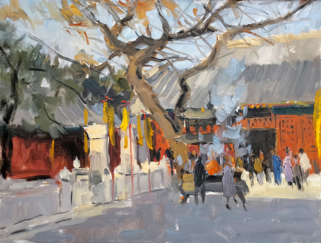 大城小像——平安·美丽·北京风景小幅油画展