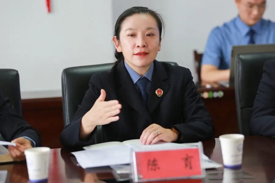 在座谈会上,晋宁区人民检察院陈育检察长介绍了晋宁检察工作的总体