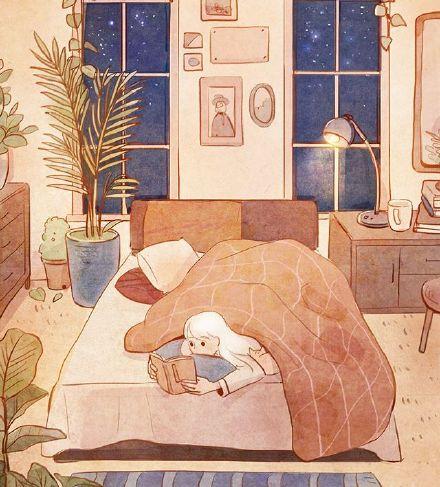 两个人的小温暖一组暖暖的情侣日常插画