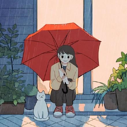 两个人的小温暖一组暖暖的情侣日常插画