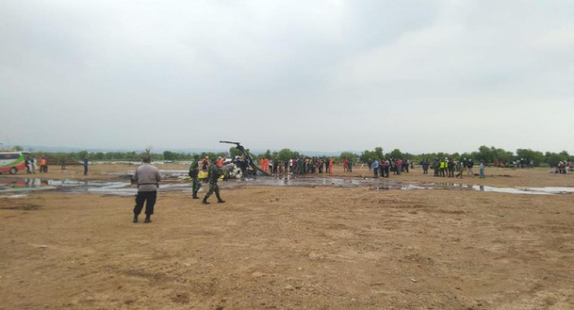 直升机|印尼中爪哇一架特种部队直升机坠毁