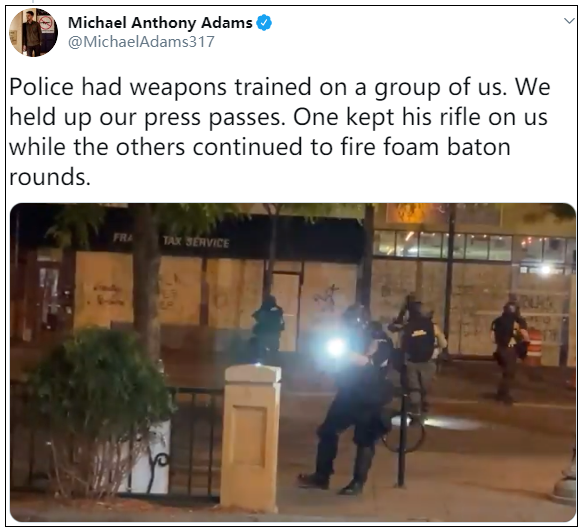 美国警察|竟然,有这么多西方国家记者都被美国警察打了