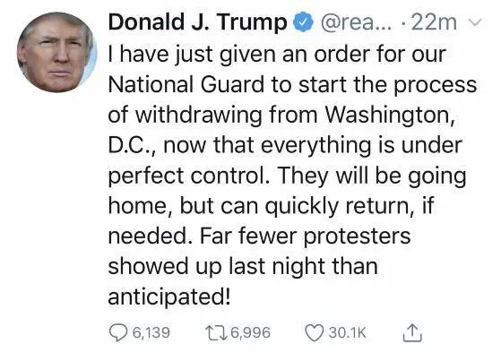 特朗普|特朗普下令，撤了