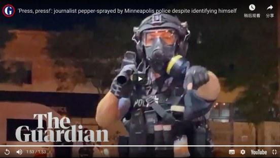 国际|“我是记者，我被射击了” 美国还要如何双标？