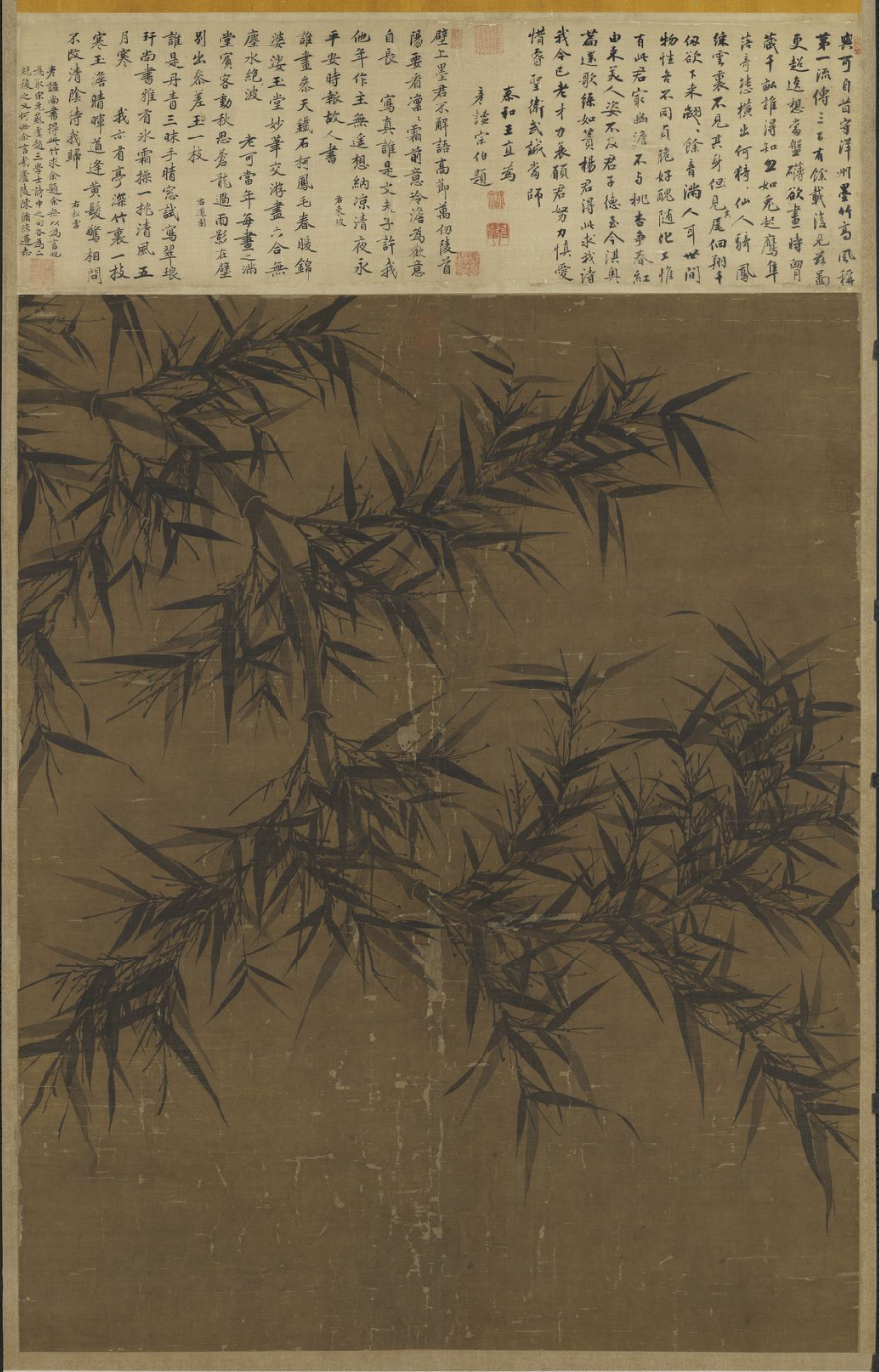 文同 《墨竹轴》