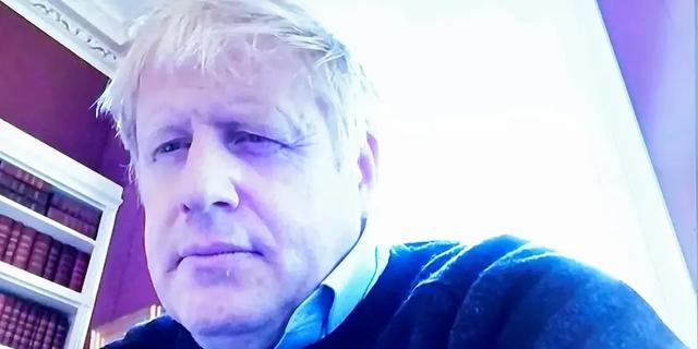 (图:生病期间的英国首相鲍里斯)