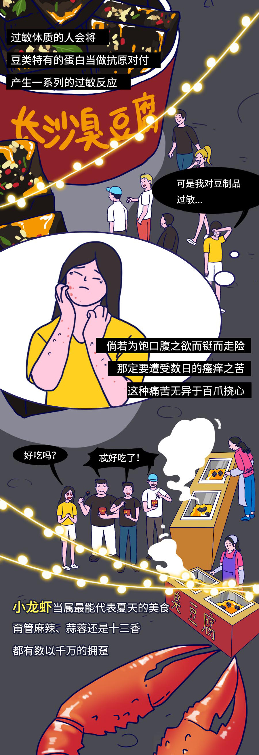 吃货|吃货过敏图鉴:一图搞懂,看得见吃不着的痛