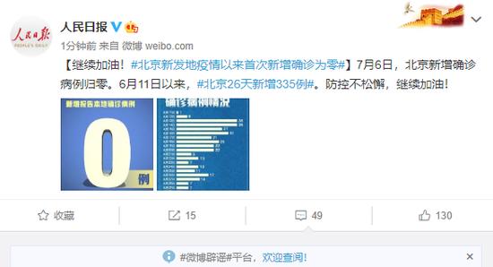 时政|北京昨日无新增确诊病例 新发地疫情26天来首次新增为零