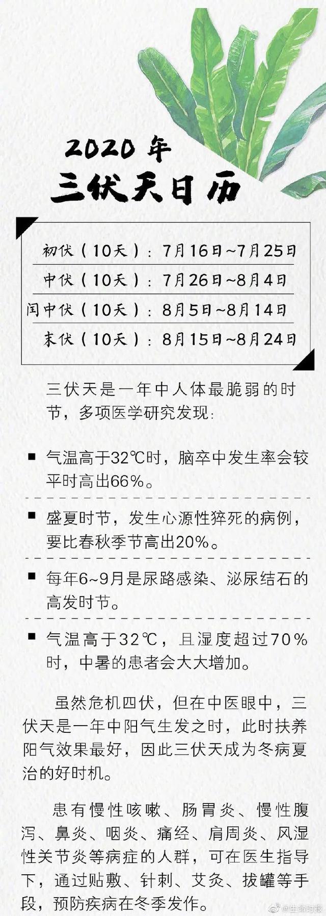 养生|加长版「三伏天」来了！多科医生劝你少做7件事