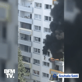 国际社会|法国两名儿童火场奇迹逃生 跳下四楼被众人用手接住