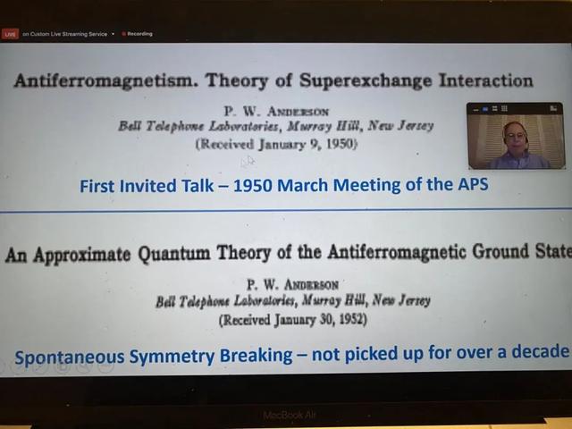 安德森|研究兴趣从实验结果而来。安德森教授纪念会上让人印象深刻的片段