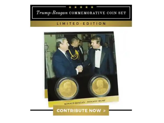 里根|特朗普团队用美国前总统里根肖像筹款,被里根基金会叫停