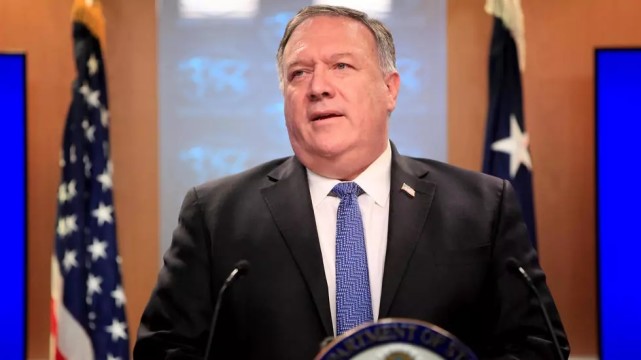 美国大选|热衷干涉他国内政的蓬佩奥：悬赏1000万打击外国干预美国大选