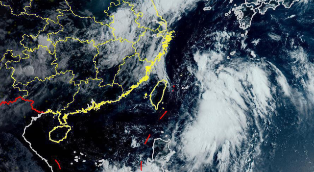 台风|台风“蔷薇”生成！东海东部海域阵风最大可达9级