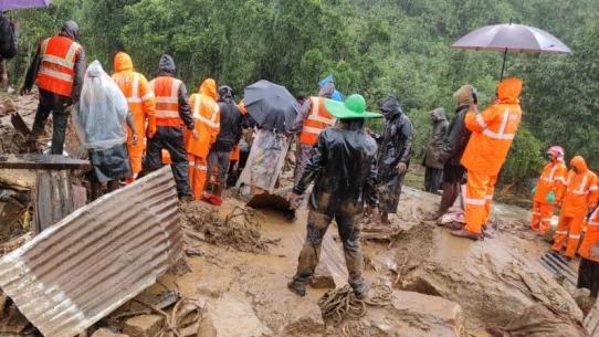 蒙纳|印度喀拉拉邦蒙纳茶园滑坡死亡人数升至43人 暴雨将持续