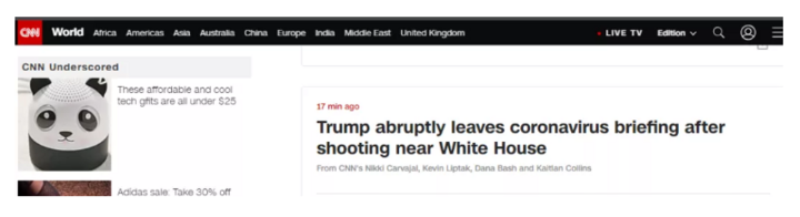 浙样红TV|白宫外突发枪击！特朗普被特勤局工作人员护送，紧急撤离