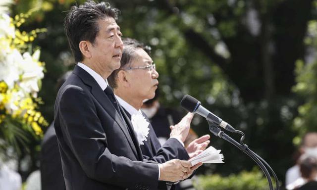 长崎|安倍广岛长崎核爆演讲内容高度相似，被批念“通稿”敷衍了事