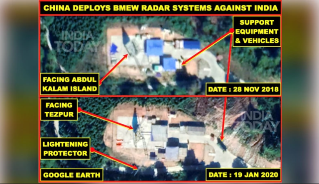 空军|印媒:中国在边境部署多部新型雷达,紧盯印度两个战略要地