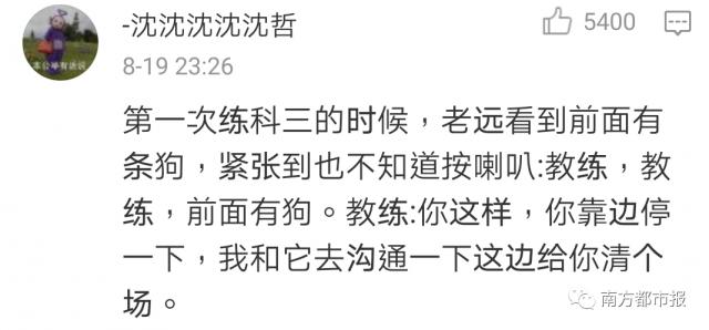 驾照考试|驾校教练说话有多损?哈哈哈,网友们的评论好真实