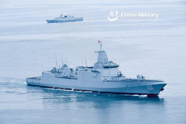 军事|北部战区055等型号战舰连续10天出海训练，检验作战能力