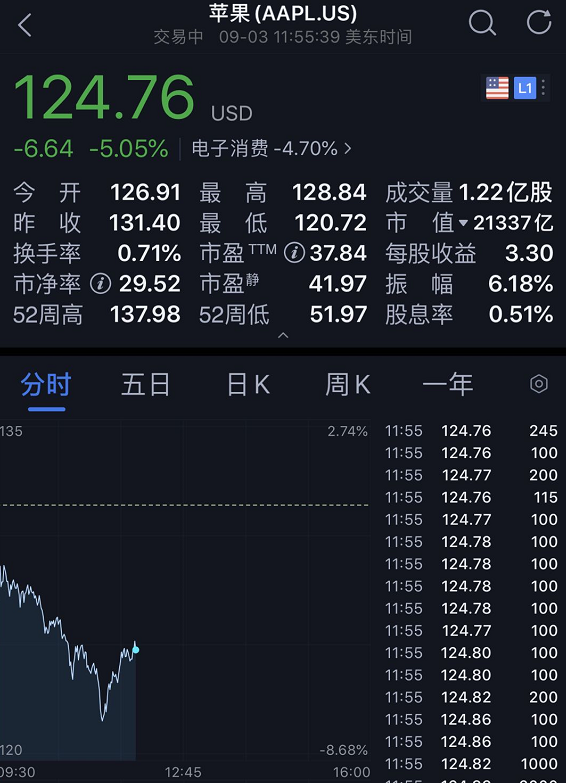 美股|美股突然又崩了，苹果、特斯拉等科技股跌惨了！