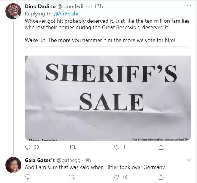 特朗普|记者中弹,特朗普:这真是一道美丽的风景线