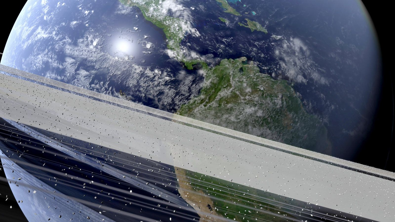 土星|如果地球有环的话会发生些什么?