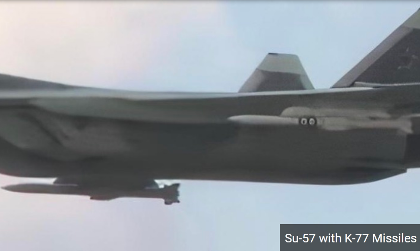 导弹|俄公布苏-57新武器K-77导弹，美媒：能否追上绝对领导者PL-15?