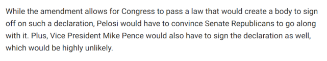 特朗普|特朗普遭佩洛西“逼宫”:无法履职还霸占职位不走的话,直接移除