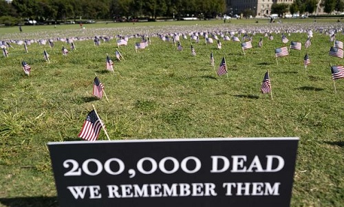 国际|外媒：在美国新冠病毒到本月底还要致死2万人 美疾控中心发出预测警告