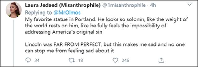 林肯|这又是为什么?美国反种族主义抗议者推倒“奴隶解放者”林肯雕像