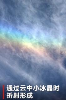 小康水平|惊艳！北京上空现环天顶弧 形似颠倒的彩虹