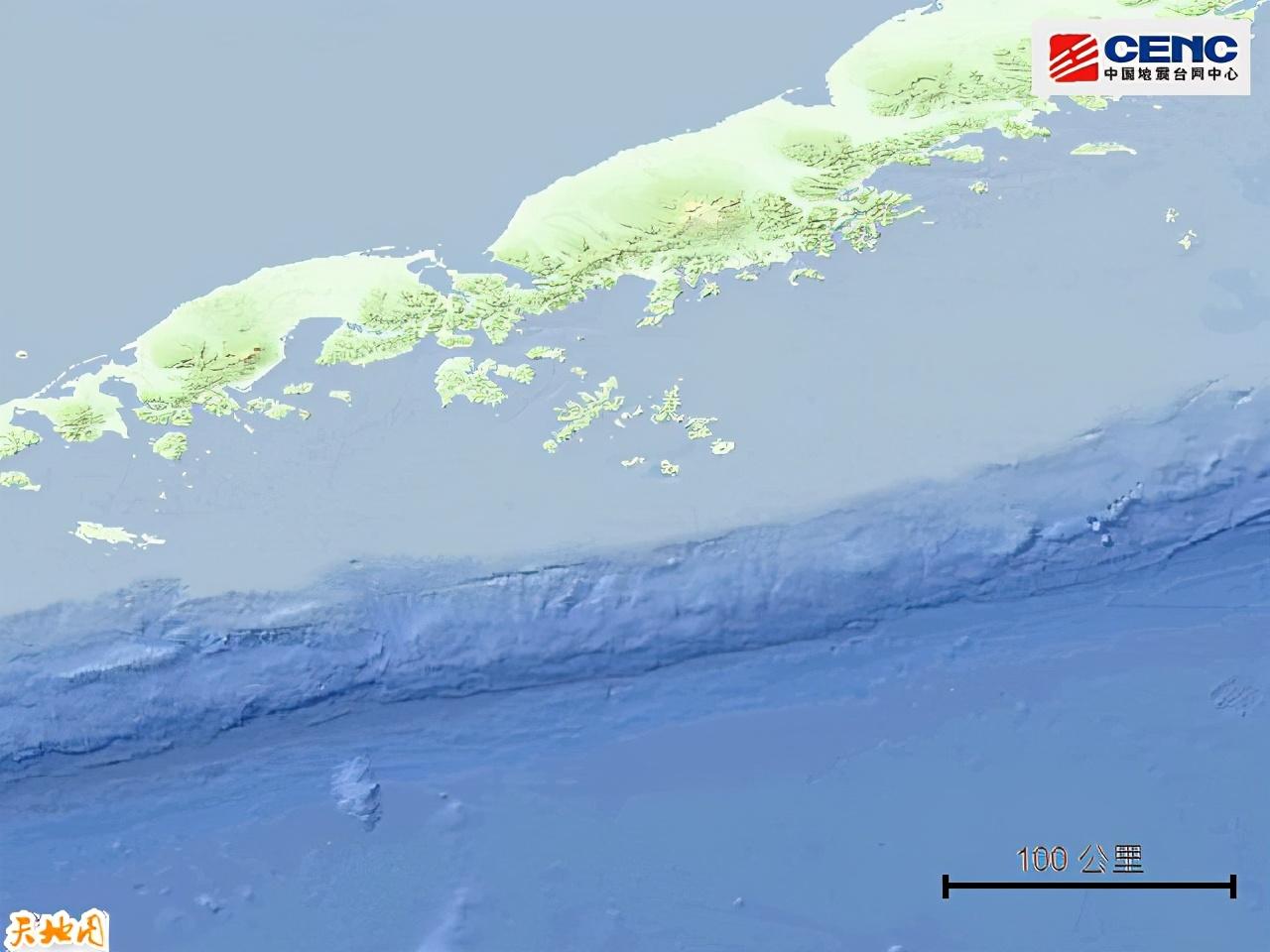 地震|美国阿拉斯加州以南海域发生7.5级地震 震源深度40千米