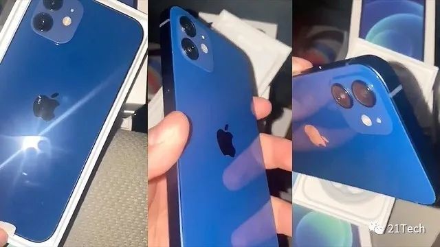 iphone|iPhone12蓝色，被网友玩坏了