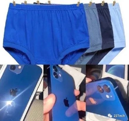 iphone|iPhone12蓝色，被网友玩坏了