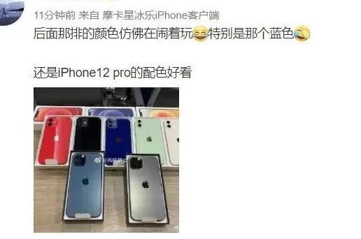 iphone|iPhone12蓝色，被网友玩坏了
