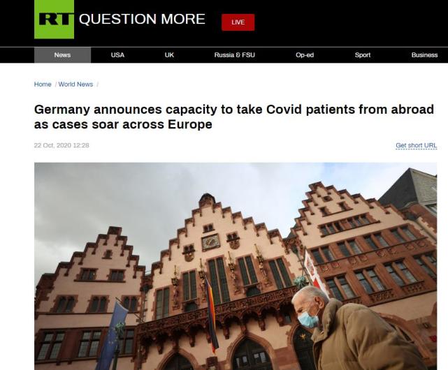 国际社会|欧洲病例激增，德国宣布有能力接收国外新冠患者