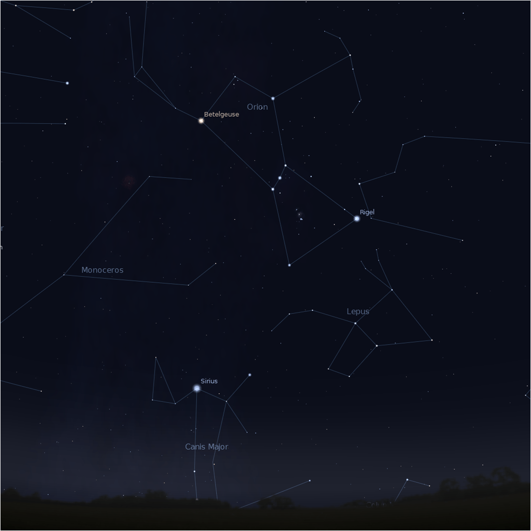 天狼星|注意观赏天狼星，它是夜空中最亮的恒星