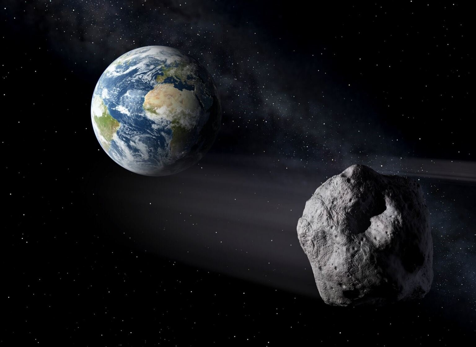 小行星|这颗小行星掠过了地球的大气层