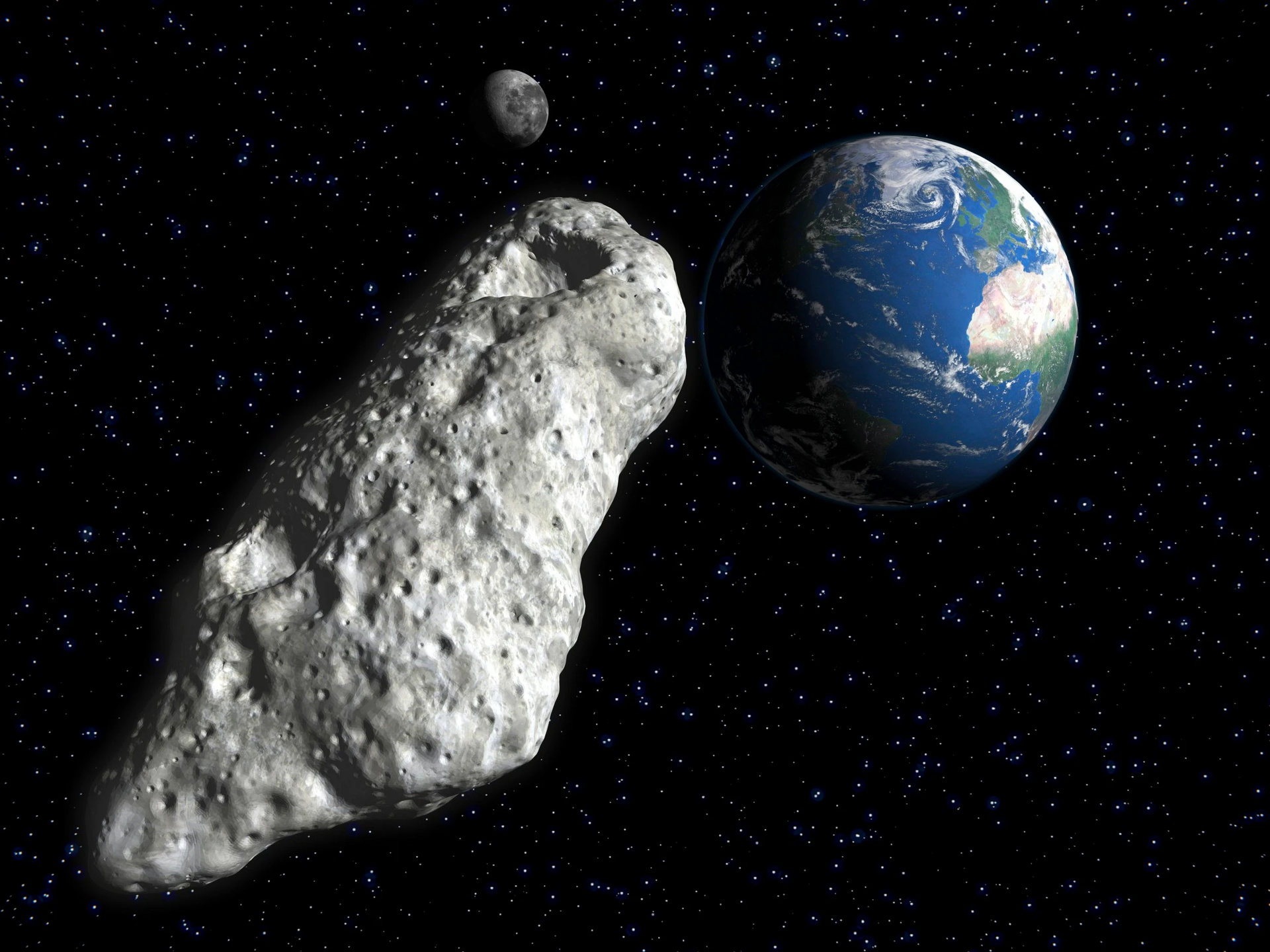 小行星|这颗小行星掠过了地球的大气层