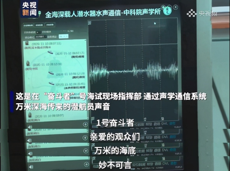 水声通信|“奋斗者”号胜利返航了！你知道声学系统对它有多重要吗？