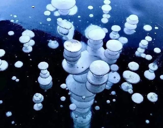 大风|冰泡奇观！气泡还能被“冻”在湖里吗？