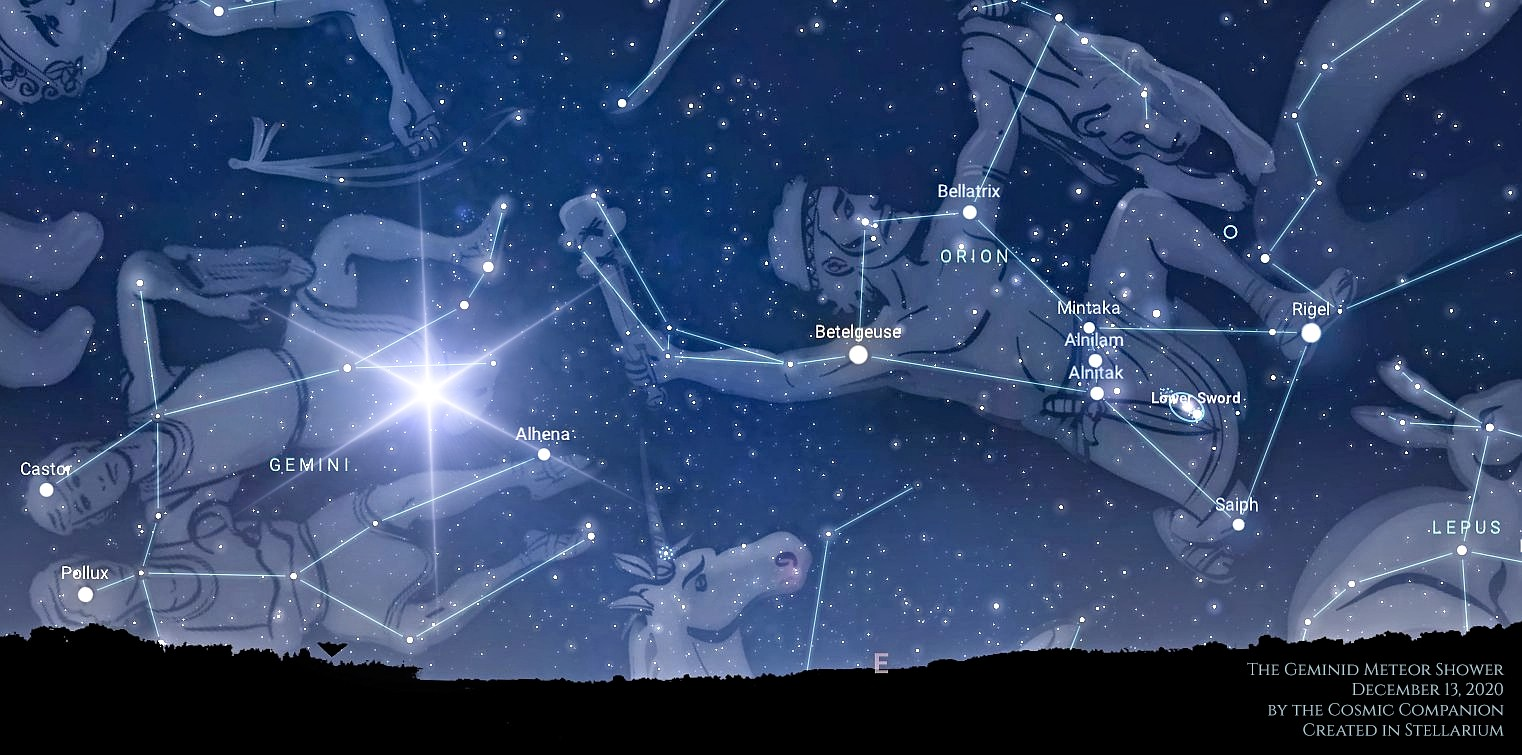 双子座流星雨|我们看到的双子座流星雨，你知道它的真正来源吗？