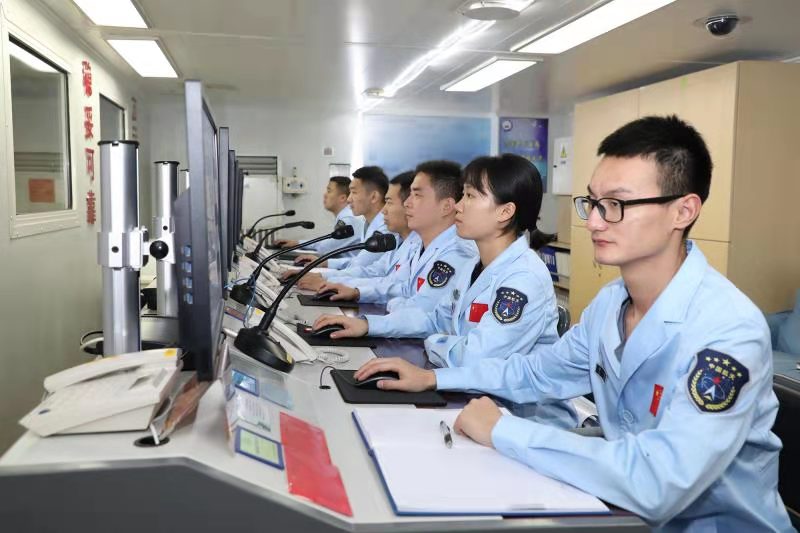 军事|远望5号船圆满完成3次海上测控任务凯旋